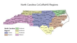 county map of north carolina