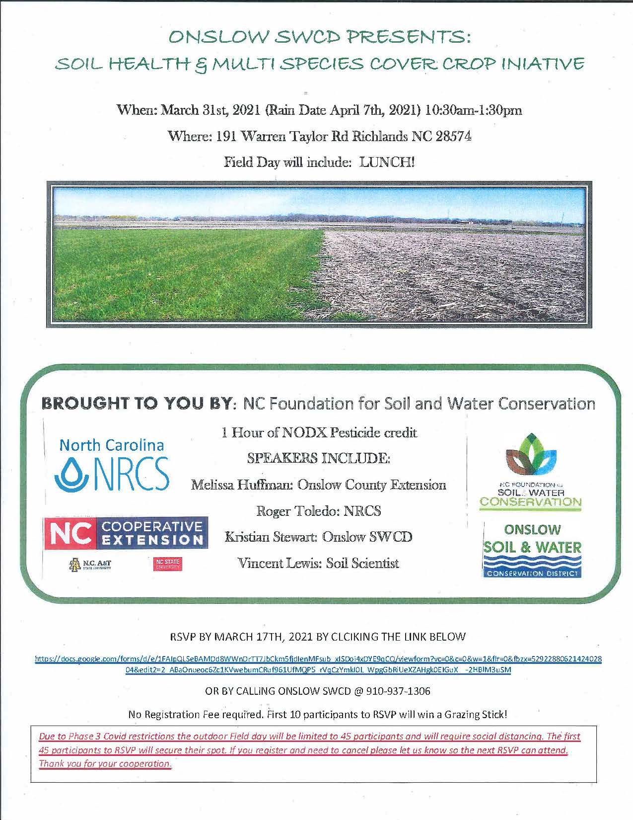 Soil Health And Multi Species Cover Crop Field Day 21 North Carolina Cooperative Extension