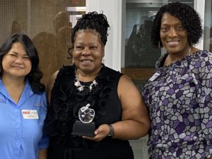 Lisa Benavente, Hazel McPhatter, and Stephanie McDonald-Murray