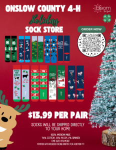 Sock fundraiser flyer