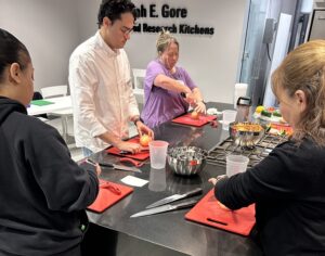 Cover photo for Staff Gain Food Demonstration Skills